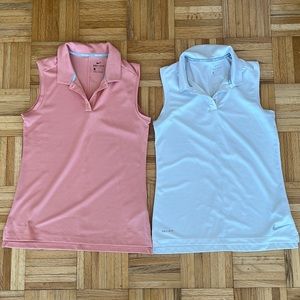 NIKE GOLF DRI-FIT golf tops womens ladies (Set of 2)